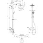 Душова система HANSGROHE Croma 220 Showerpipe EcoSmart, 27185000